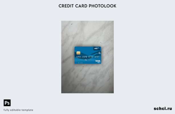 цифровая загрузка Самоа ANZ Bank Visa, дебетовая карта, фото, передний шаблон